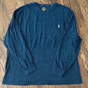 Polo by Ralph Lauren Men's Dark Blue Long Sleeve Tee